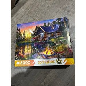 Sun Kissed Cabin 2000 Piece Adult Jigsaw Puzzle